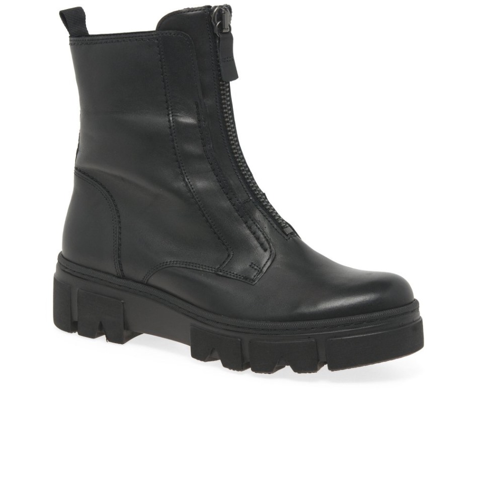 Gabor Noir | Bottes De Motard Exclusives Pour Femmes Joy